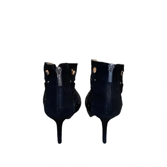 🚨Final Sale🚨!! Jimmy Choo Black Cutout Booties Heels Size 38 - Picture 5 of 10
